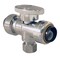 Apollo 1/2 in. Chromed Brass Push-To-Connect x 1/2 in. Push-To-Connect x 3/8 in. O.D. Comp. Stop Tee Valve FSBVT121238C - alternate 6